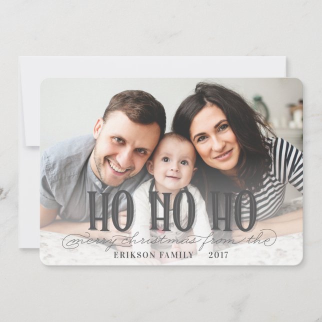 HO HO HO JULKORT (Framsida)