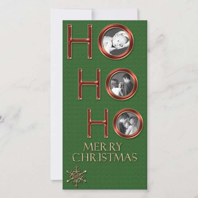 HO HO HO JULKORT (Framsida)