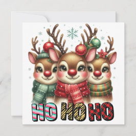 Ho Ho Ho-julkort Julkort