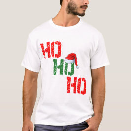 Ho Ho Ho Jultomten Hat God jul T Shirt