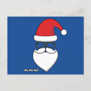 Ho Ho Ho Jultomten Helg Vykort
