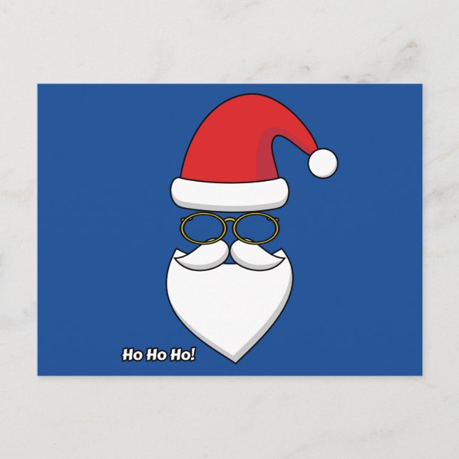Ho Ho Ho Jultomten Helg Vykort (Framsida)