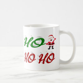 Ho Ho Ho Jultomten Julens halvmanus Kaffemugg