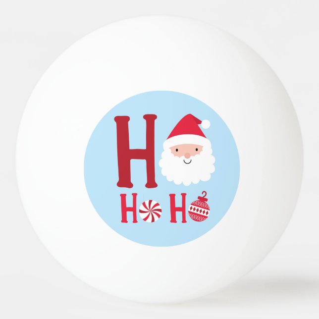 Ho Ho Ho jultomten Pingisboll (Framsidan)
