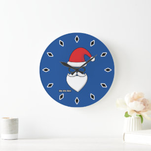 Ho Ho Ho Jultomten Stor Klocka