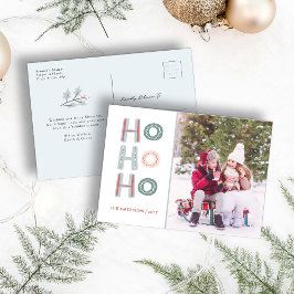 Ho Ho Ho julvykort Vykort