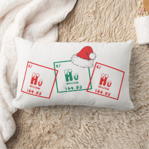 Ho Ho Ho   Kemikalier i jultomten Geek Humor   Lumbarkudde