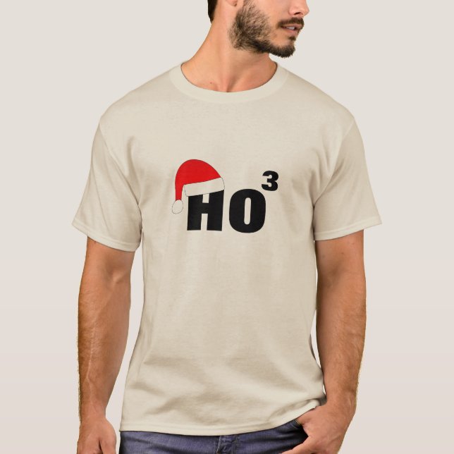 Ho Ho Ho Kerst t-shirt (Framsida)