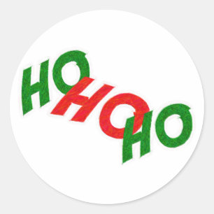 Ho Ho Ho klistermärke