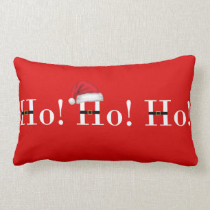 Ho Ho Ho kudder den röda julen Lumbarkudde