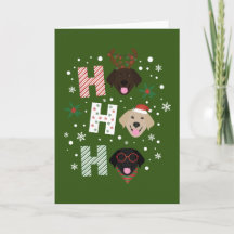 Ho Ho Ho Labrador Retriever God jul