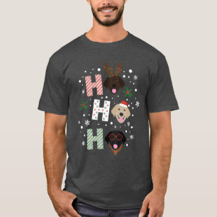 Ho Ho Ho Labrador Retriever God jul T Shirt
