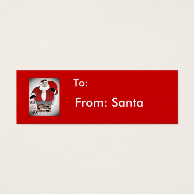 Ho Ho Ho Litet Visitkort (Framsidan)