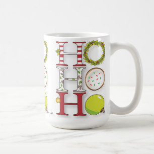 HO HO HO lyckligt helgdagjuljubel Kaffemugg