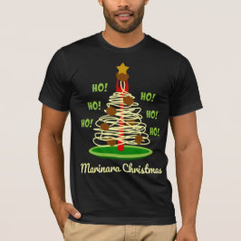 Ho! Ho! Ho! Marinara jul Pasta Träd T Shirt