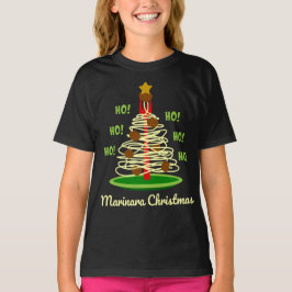 Ho! Ho! Ho! Marinara jul Pasta Träd T Shirt