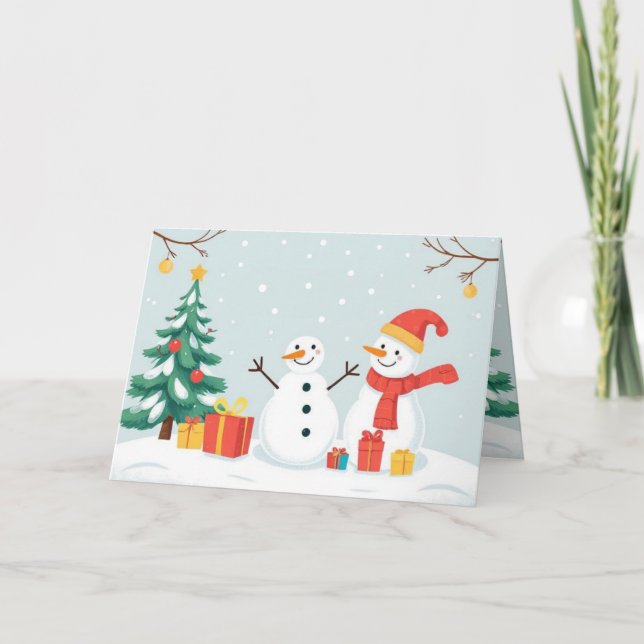 Ho Ho Ho! Merry Christmas Kort (Framsida)