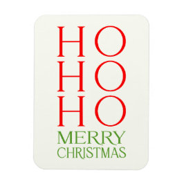 Ho Ho Ho Merry Christmas Magnet