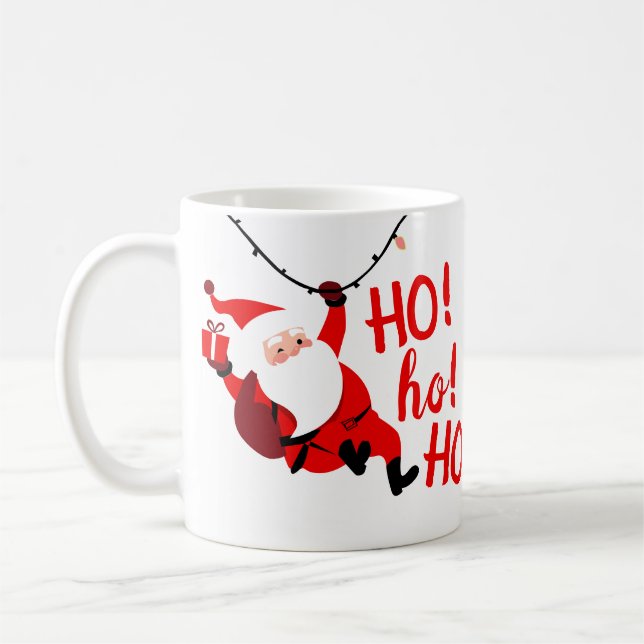 HO ho Ho! Merry Christmas Mug Kaffemugg (Vänster)