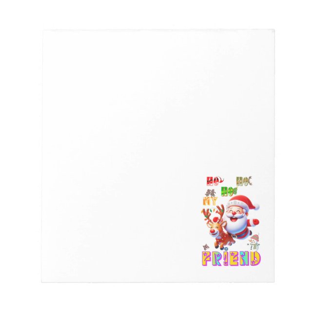 Ho Ho Ho Min Kära Vän Anteckningsblock (Framsida)