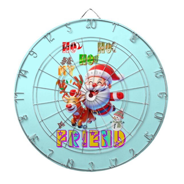 Ho Ho Ho Min Kära Vän Darttavla (Framsidan)
