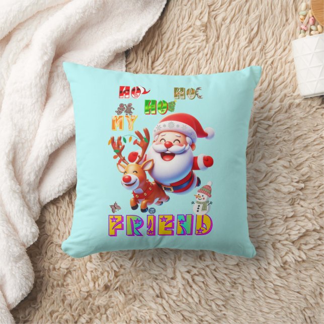 Ho Ho Ho Min Kära Vän Kudde (Filt)