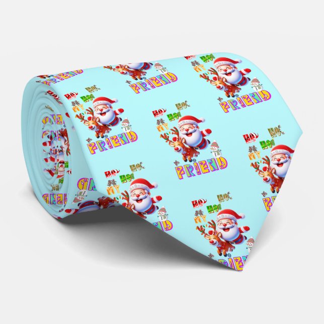 Ho Ho Ho Min Kära Vän Slips (Rullad)