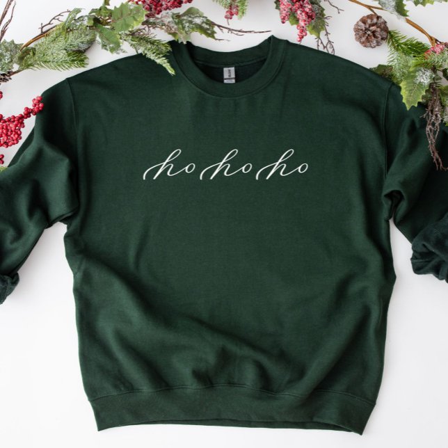 Ho Ho Ho Minimalist Script-julskjortor T Shirt (Skapare uppladdad)