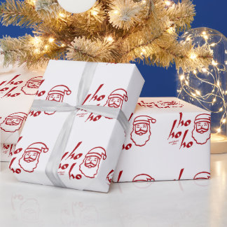 Ho Ho Ho Modern Minimalism Presentpapper