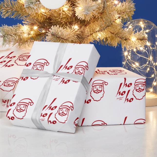 Ho Ho Ho Modern Minimalism Presentpapper (Helgdagar)