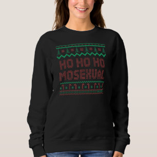 Ho Ho Ho Mosexual Gay pride Ugly Julgran Lg T Shirt