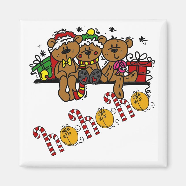 Ho Ho Ho Nalles Magnet (Framsidan)