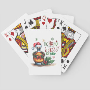 Ho Ho Ho Och En Flaska Rom Spelkort