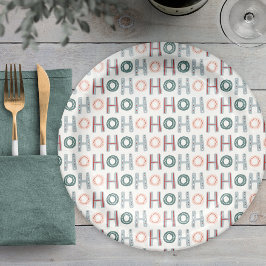 Ho Ho Ho Papper Plate