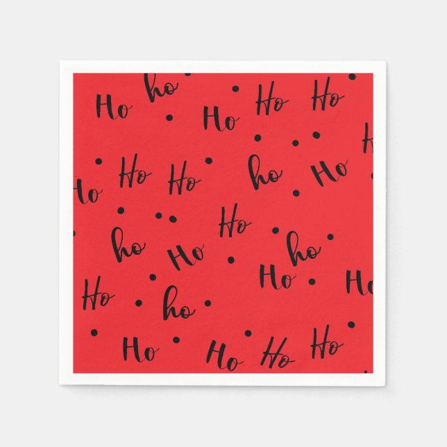 Ho ho ho pappersservett (Framsidan)