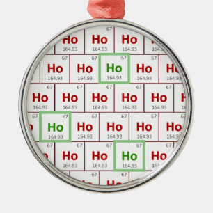 "Ho Ho Ho" periodisk bordprydnad för helgdag Julgransprydnad Metall