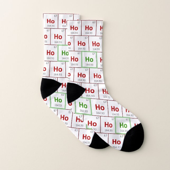 "Ho Ho Ho" periodiska bordsockor för helgdag Strumpor (Par)