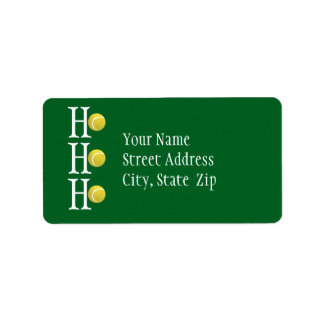 HO-HO-HO - personalized address label Adressetikett
