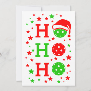 Ho, Ho, Ho Pickleball Jul Julkort