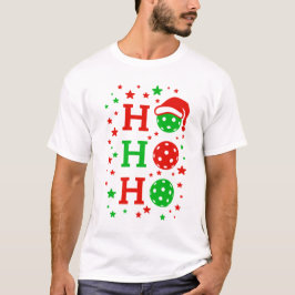 Ho Ho Ho Pickleball - roligt julsport T Shirt