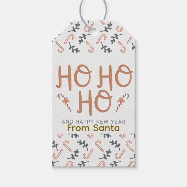 Ho ho ho presentetikett (Framsidan)