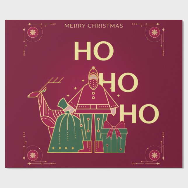 Ho ho ho presentpapper (Platt)