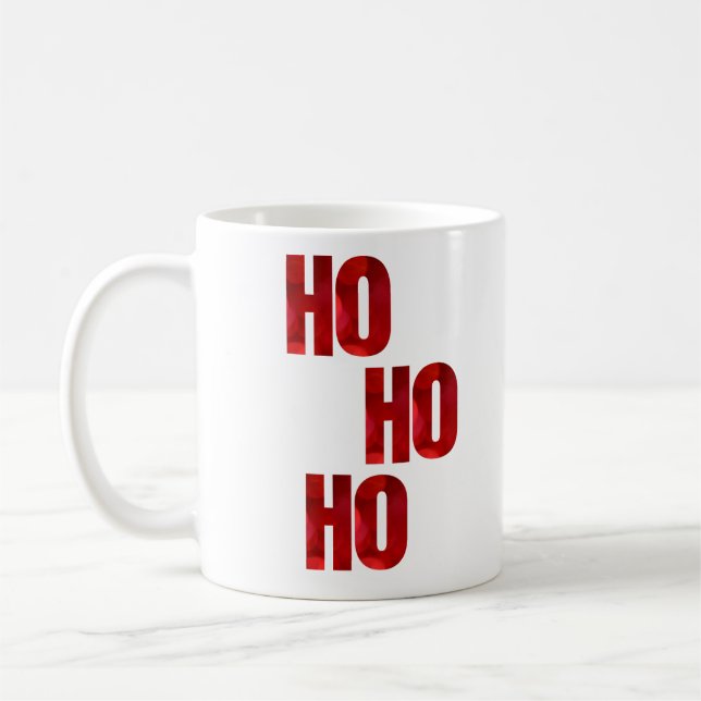 Ho Ho Ho Red Starlight jul Kaffemugg (Vänster)