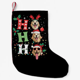Ho Ho Ho Retrievers Gyllene Jul Liten Julstrumpa