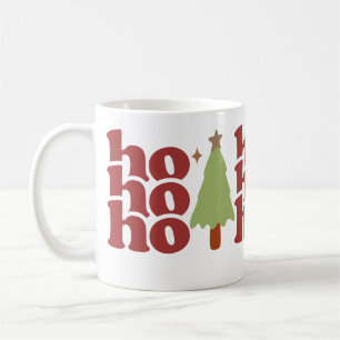 Ho Ho Ho Retro Groovy-Helgdagar Kaffemugg