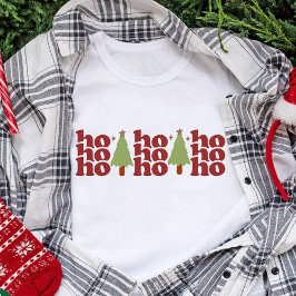 Ho Ho Ho Retro Groovy-Helgdagar T Shirt