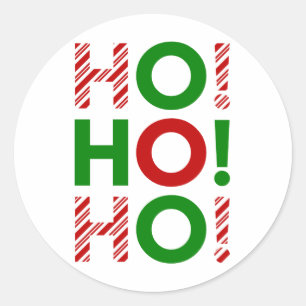 HO! HO! HO! RUNT KLISTERMÄRKE