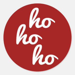 Ho-ho-ho Runt Klistermärke