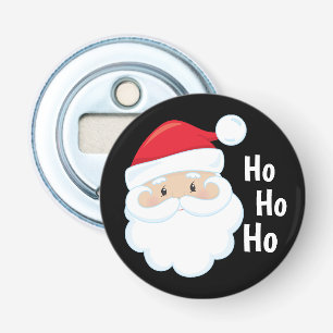 Ho Ho Ho Santa Ansikte God jul Helgdagars Red Flasköppnare