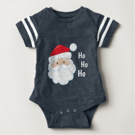 Ho Ho Ho Santa Ansikte Helgdagars Red White T Shirt